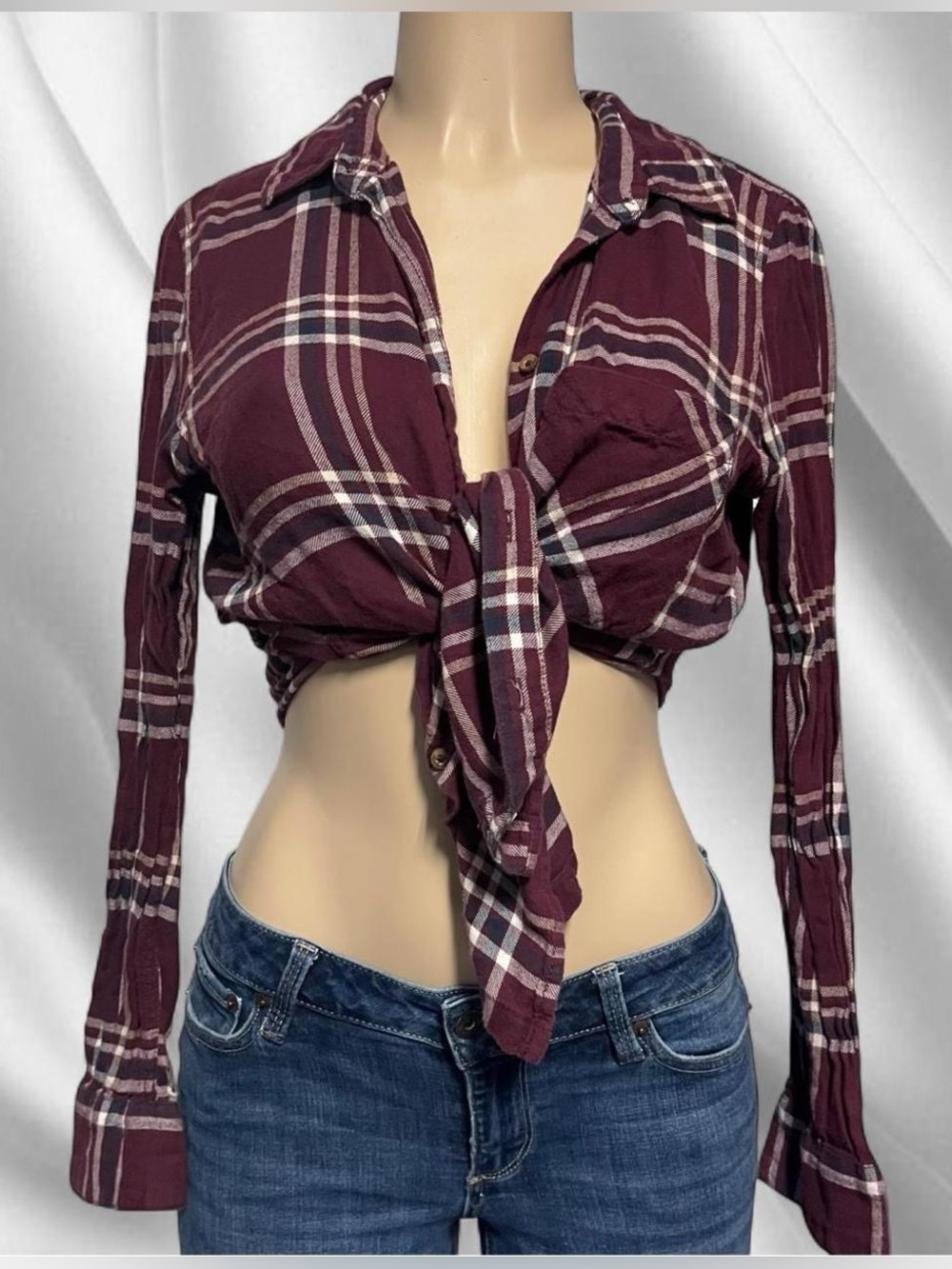 Y2K Garage Plaid Flannel